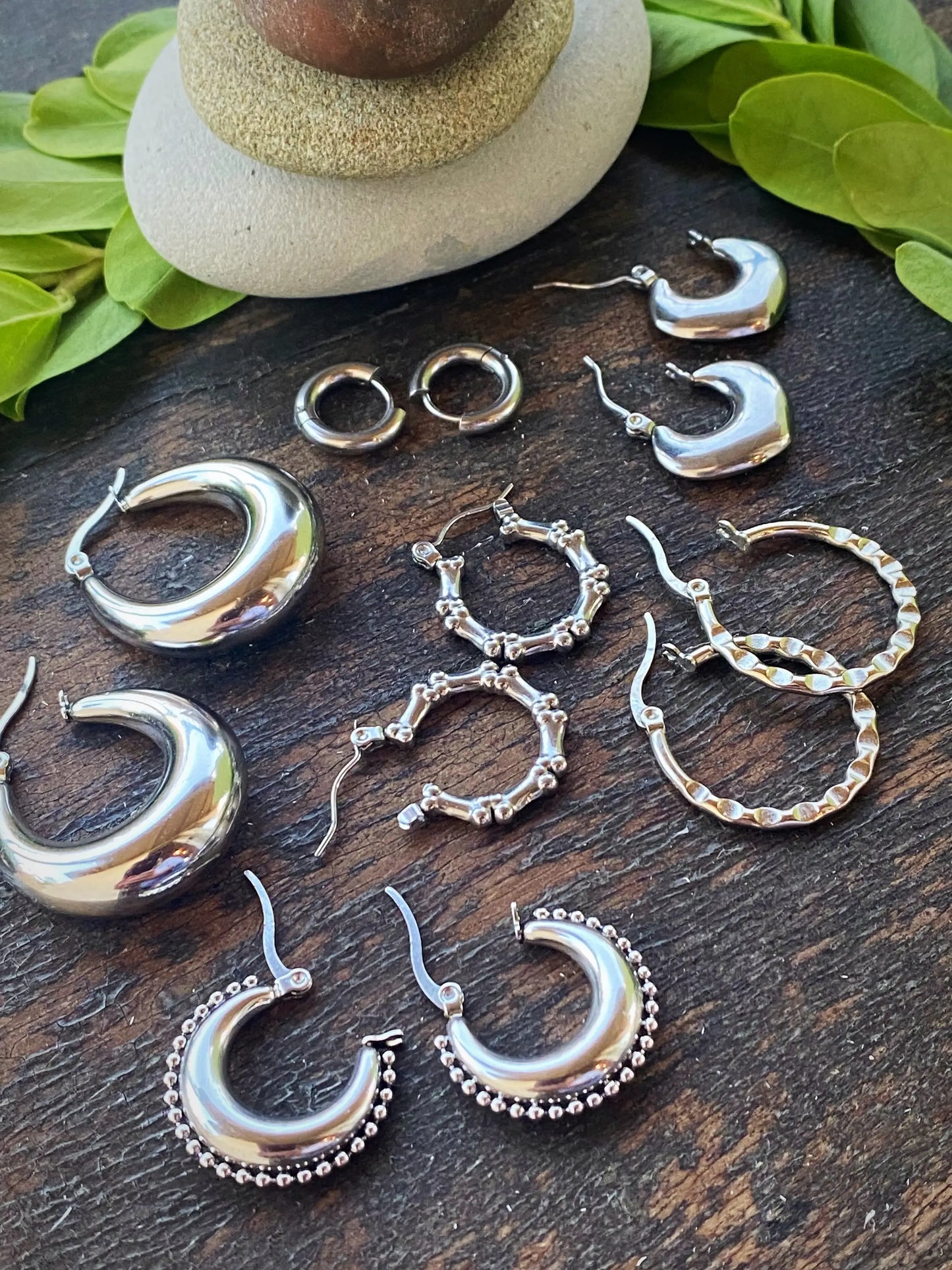 Hammered Hoops