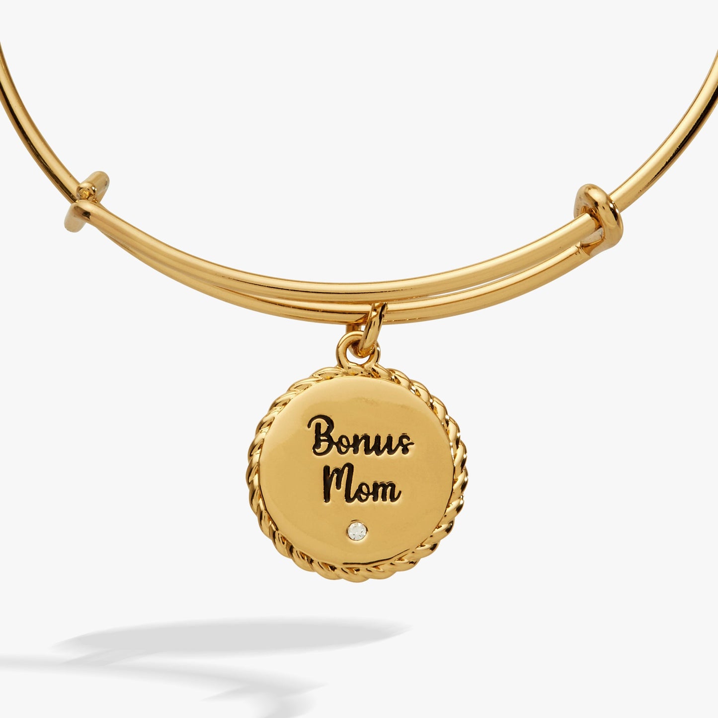 Bonus Mom 'Family Isn't Only Blessed By Name' Charm Bangle