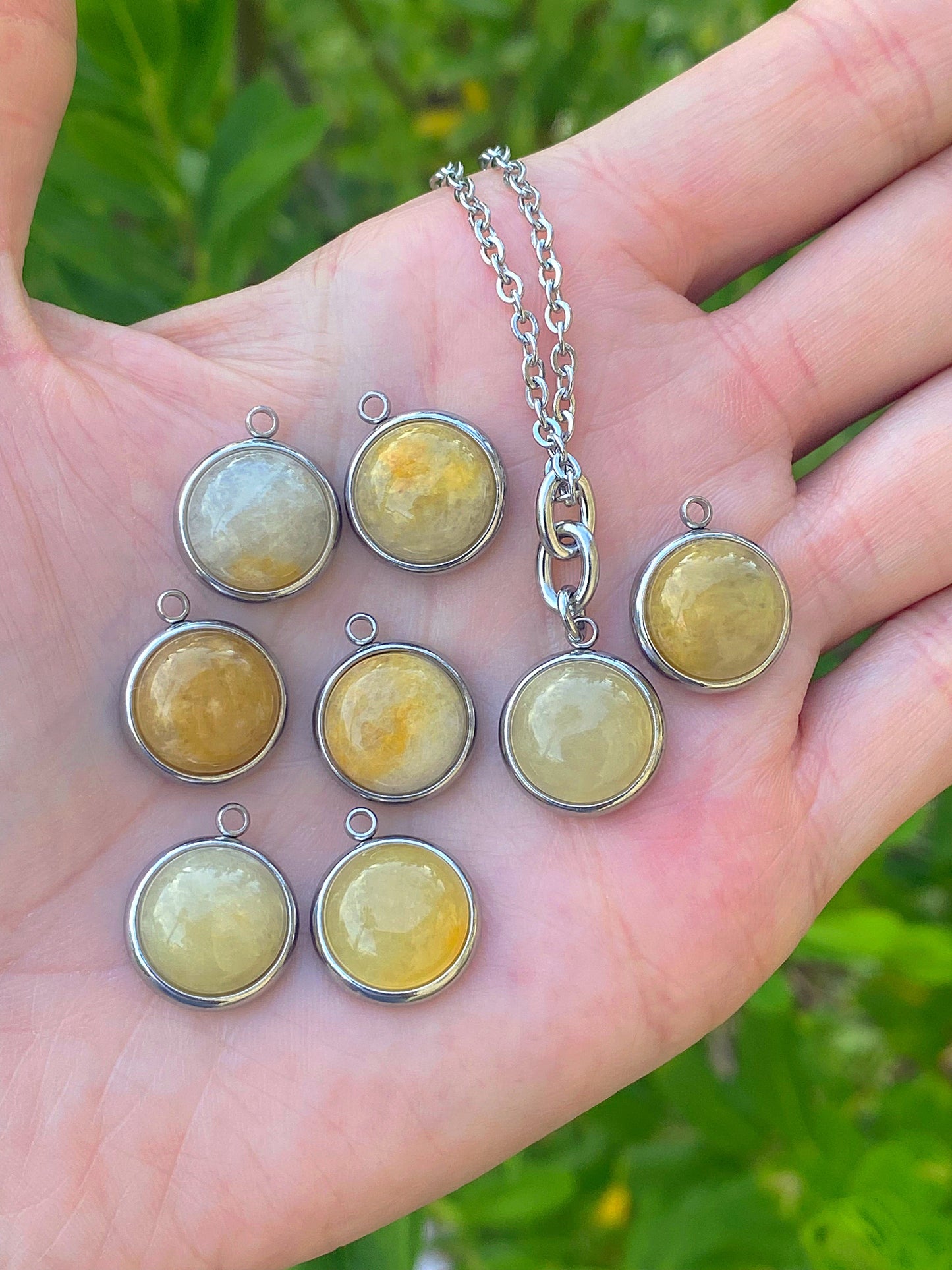 Stone Charm Necklace