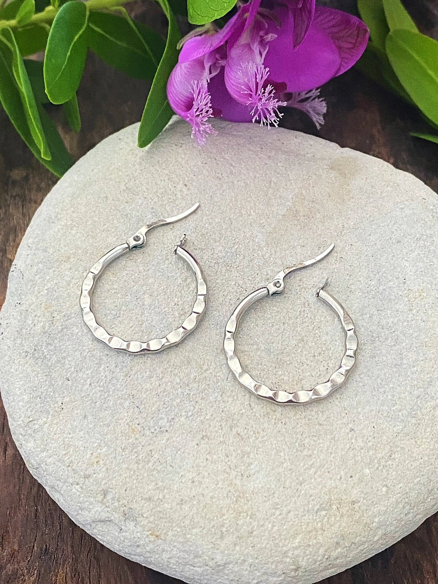 Hammered Hoops