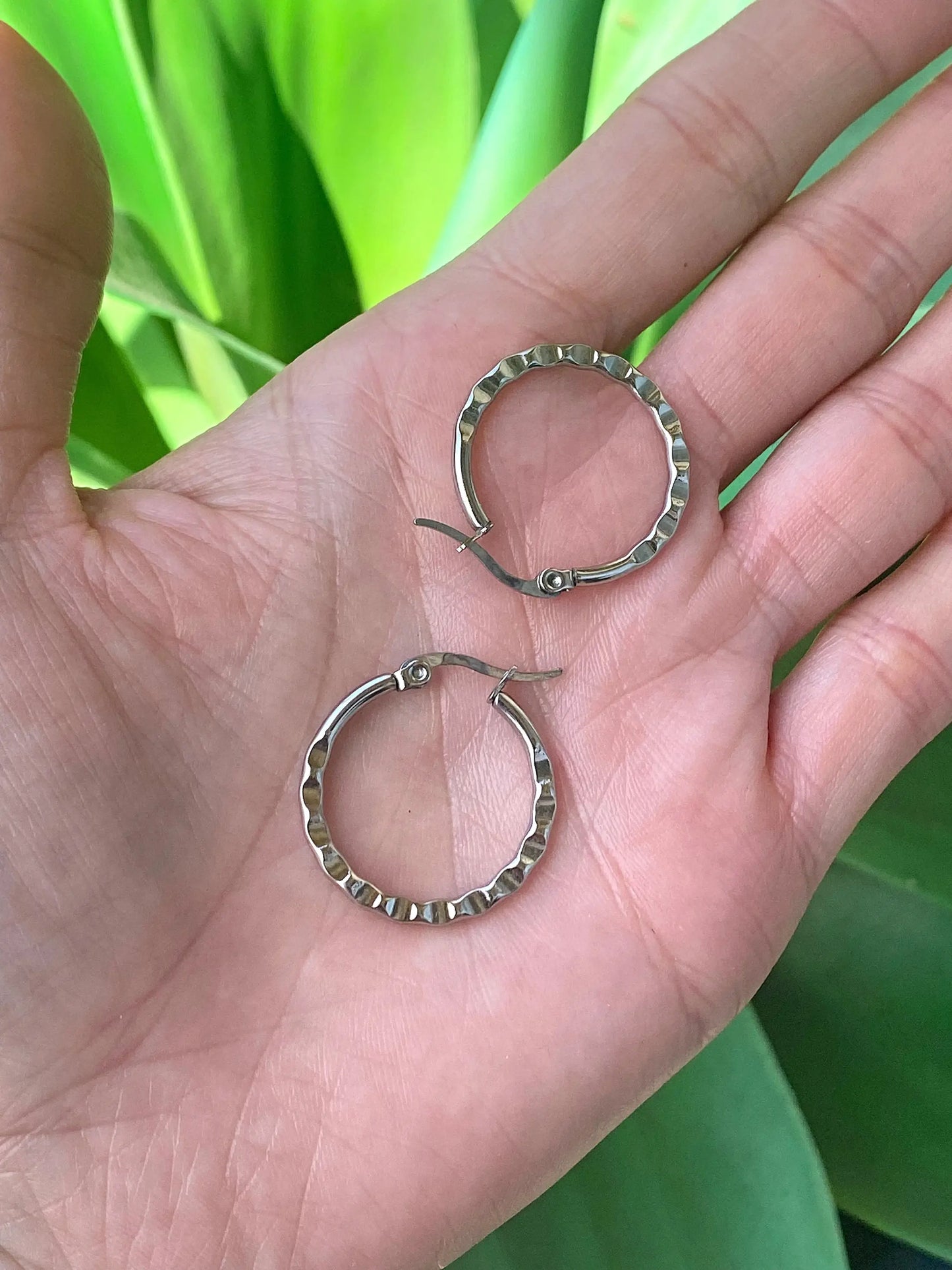 Hammered Hoops
