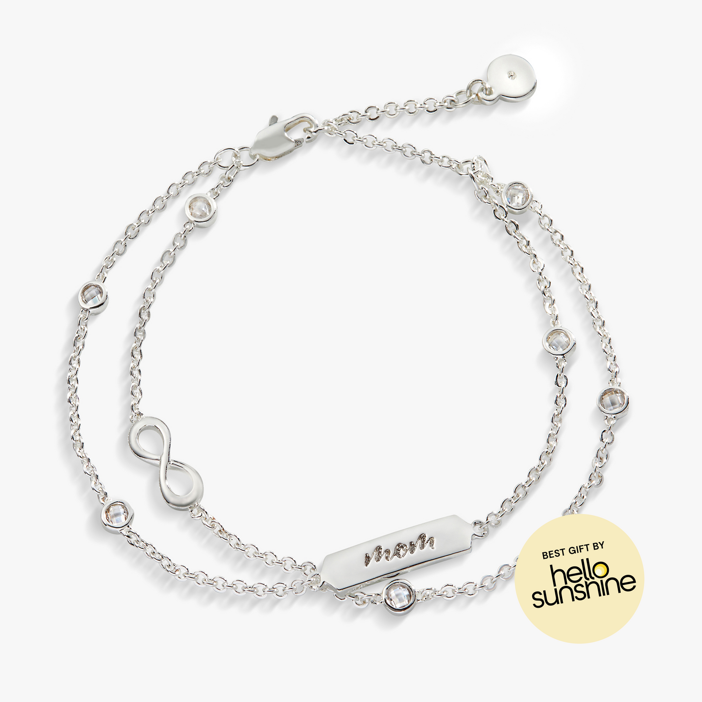 Mom Infinity Chain Double Strand Bracelet
