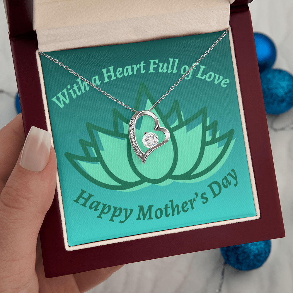 Lotus Flower Mother's Day Gift-Forever Love Necklace