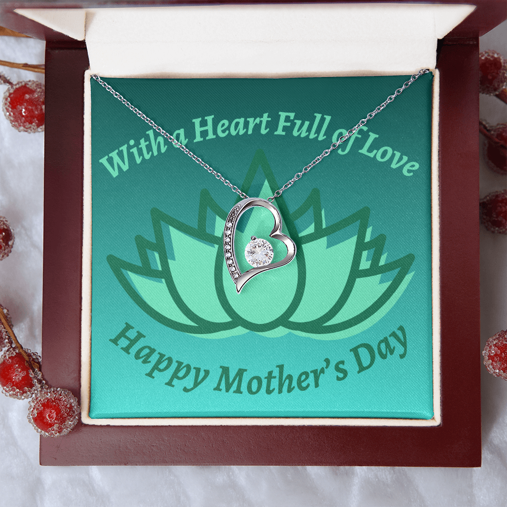 Lotus Flower Mother's Day Gift-Forever Love Necklace