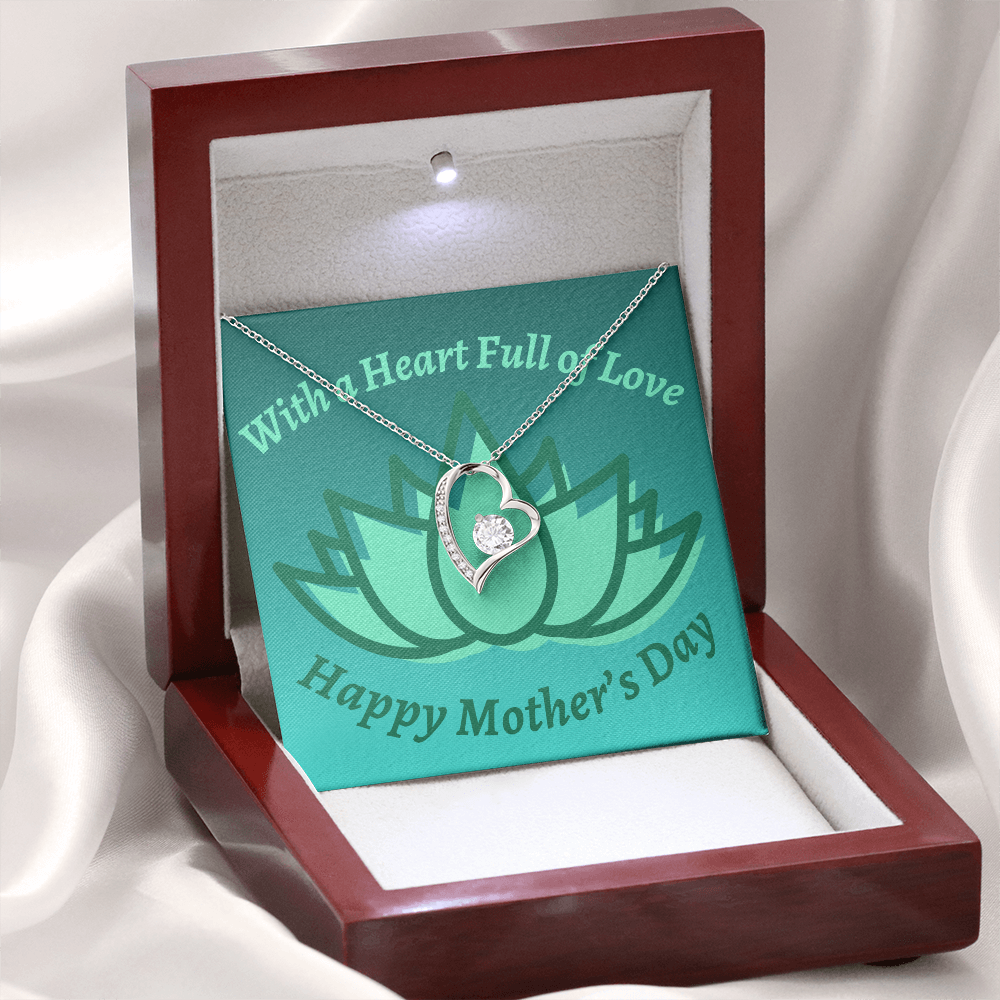 Lotus Flower Mother's Day Gift-Forever Love Necklace