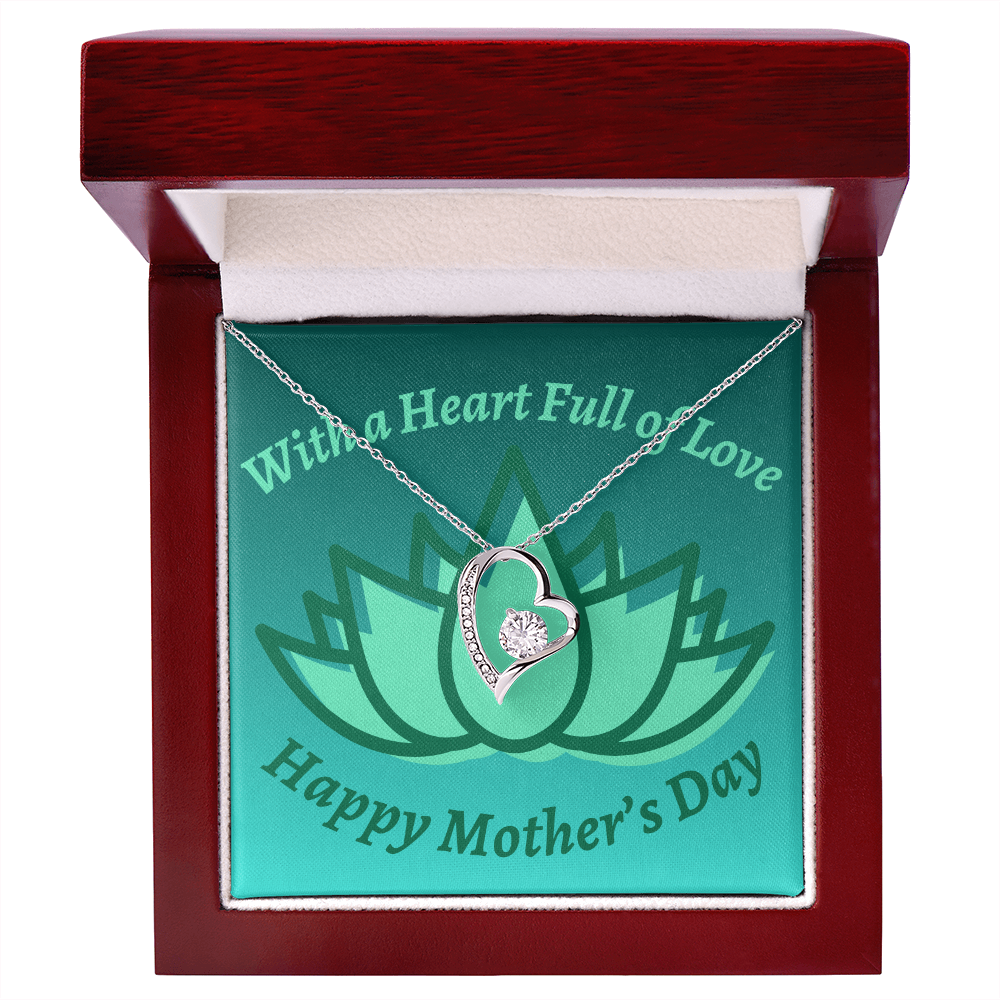 Lotus Flower Mother's Day Gift-Forever Love Necklace