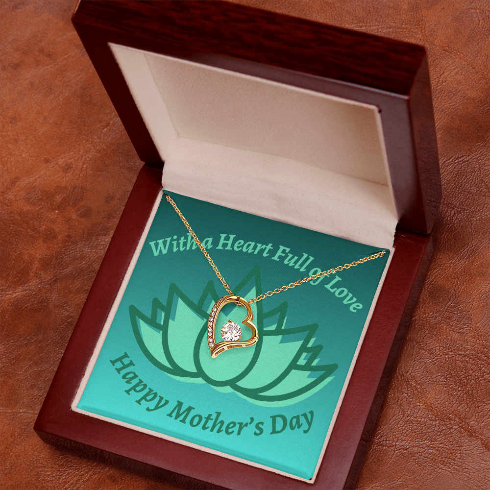 Lotus Flower Mother's Day Gift-Forever Love Necklace