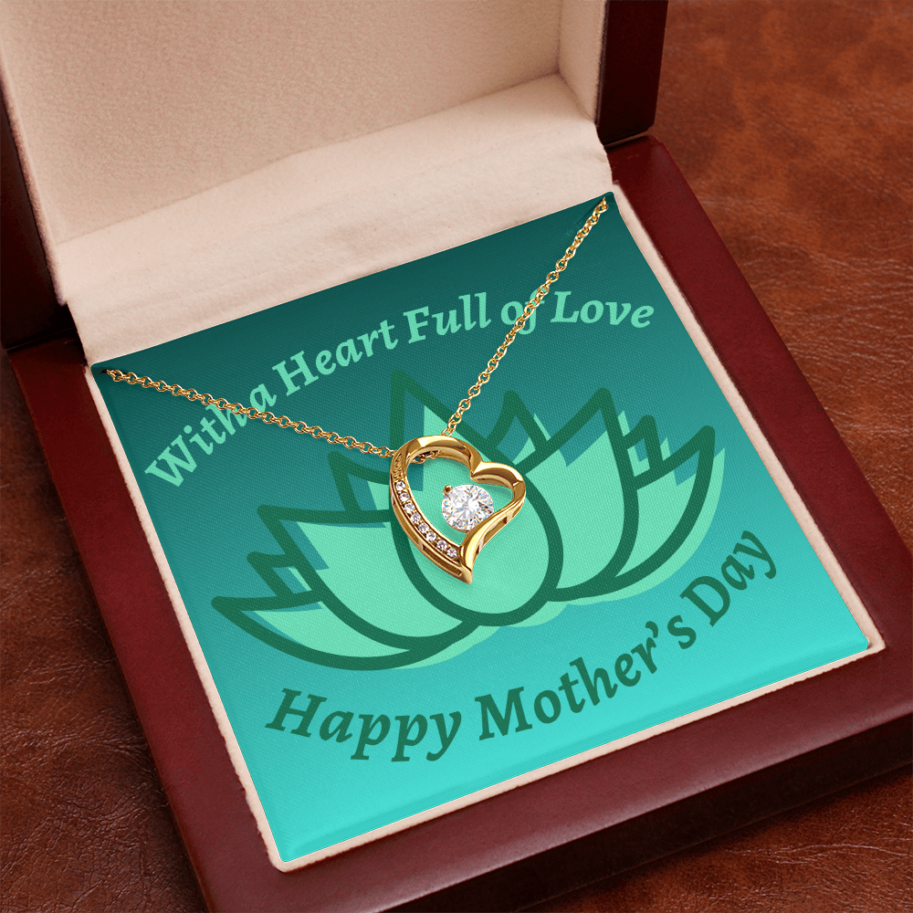 Lotus Flower Mother's Day Gift-Forever Love Necklace