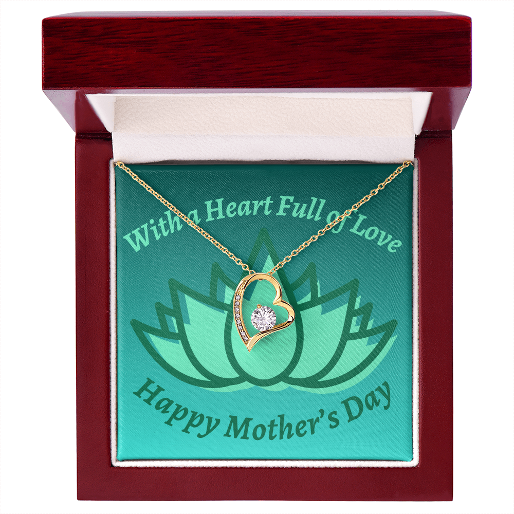 Lotus Flower Mother's Day Gift-Forever Love Necklace