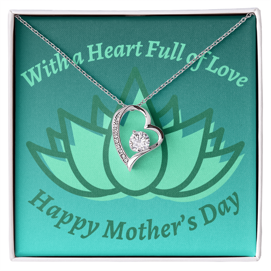 Lotus Flower Mother's Day Gift-Forever Love Necklace