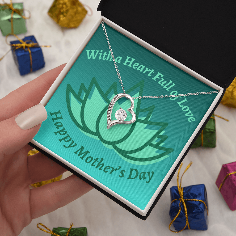 Lotus Flower Mother's Day Gift-Forever Love Necklace