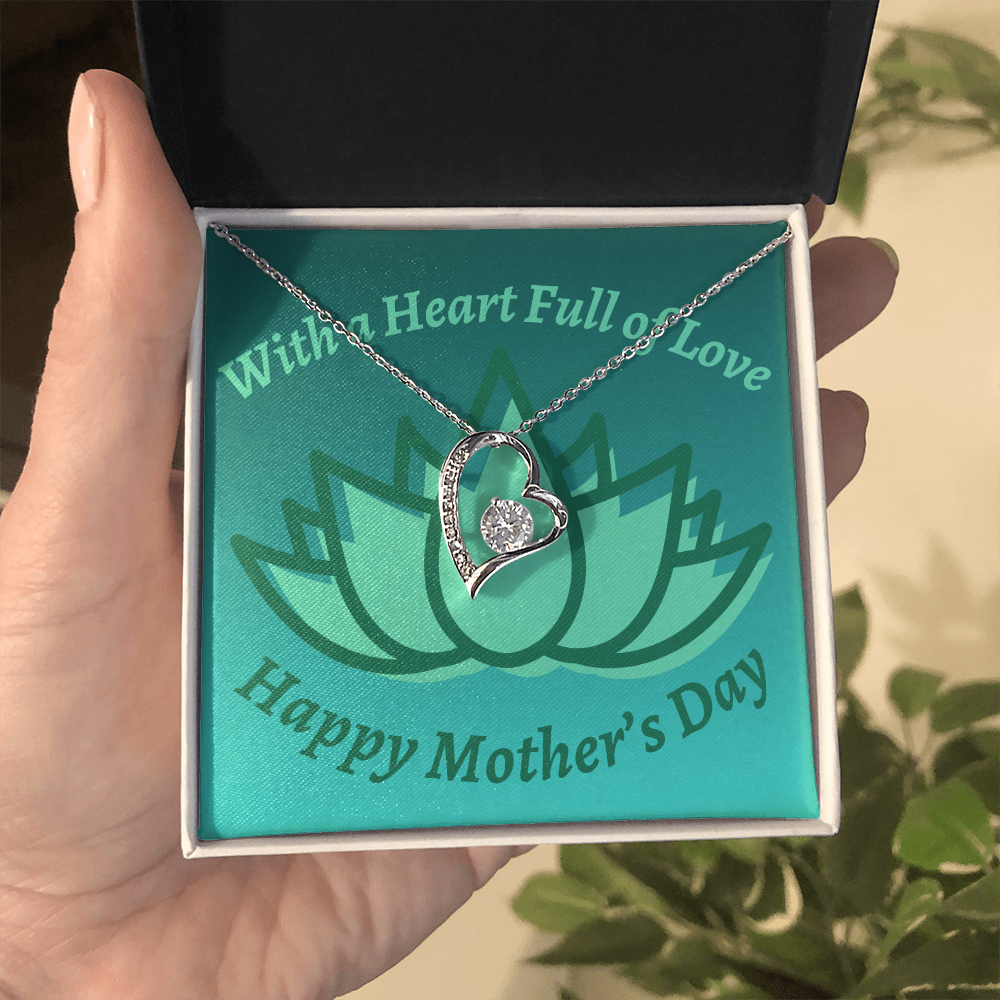Lotus Flower Mother's Day Gift-Forever Love Necklace