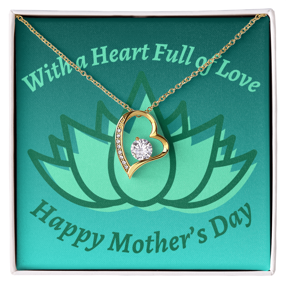 Lotus Flower Mother's Day Gift-Forever Love Necklace