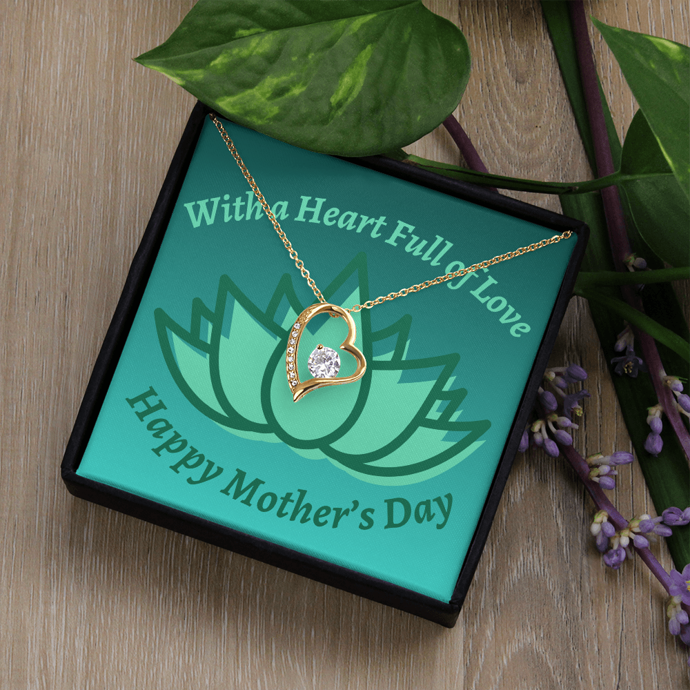 Lotus Flower Mother's Day Gift-Forever Love Necklace