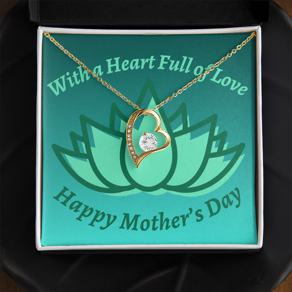 Lotus Flower Mother's Day Gift-Forever Love Necklace