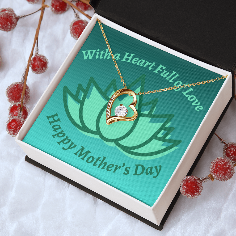 Lotus Flower Mother's Day Gift-Forever Love Necklace