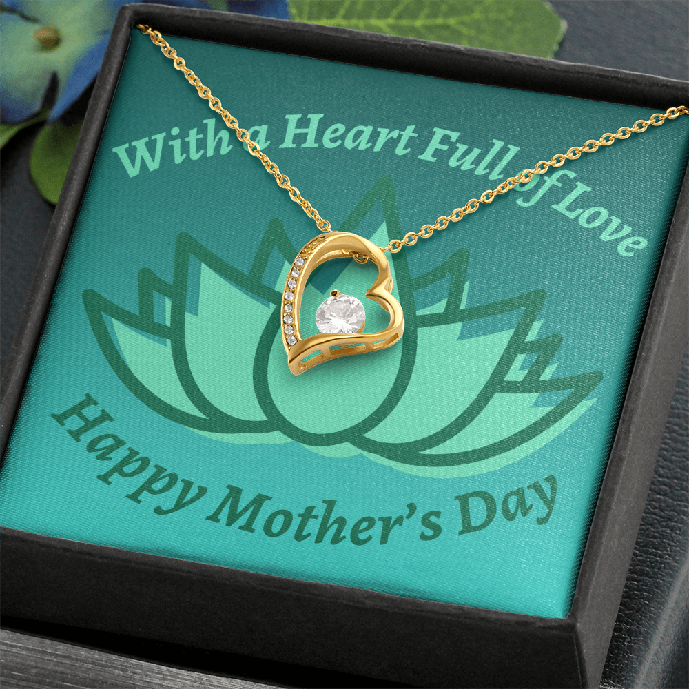 Lotus Flower Mother's Day Gift-Forever Love Necklace