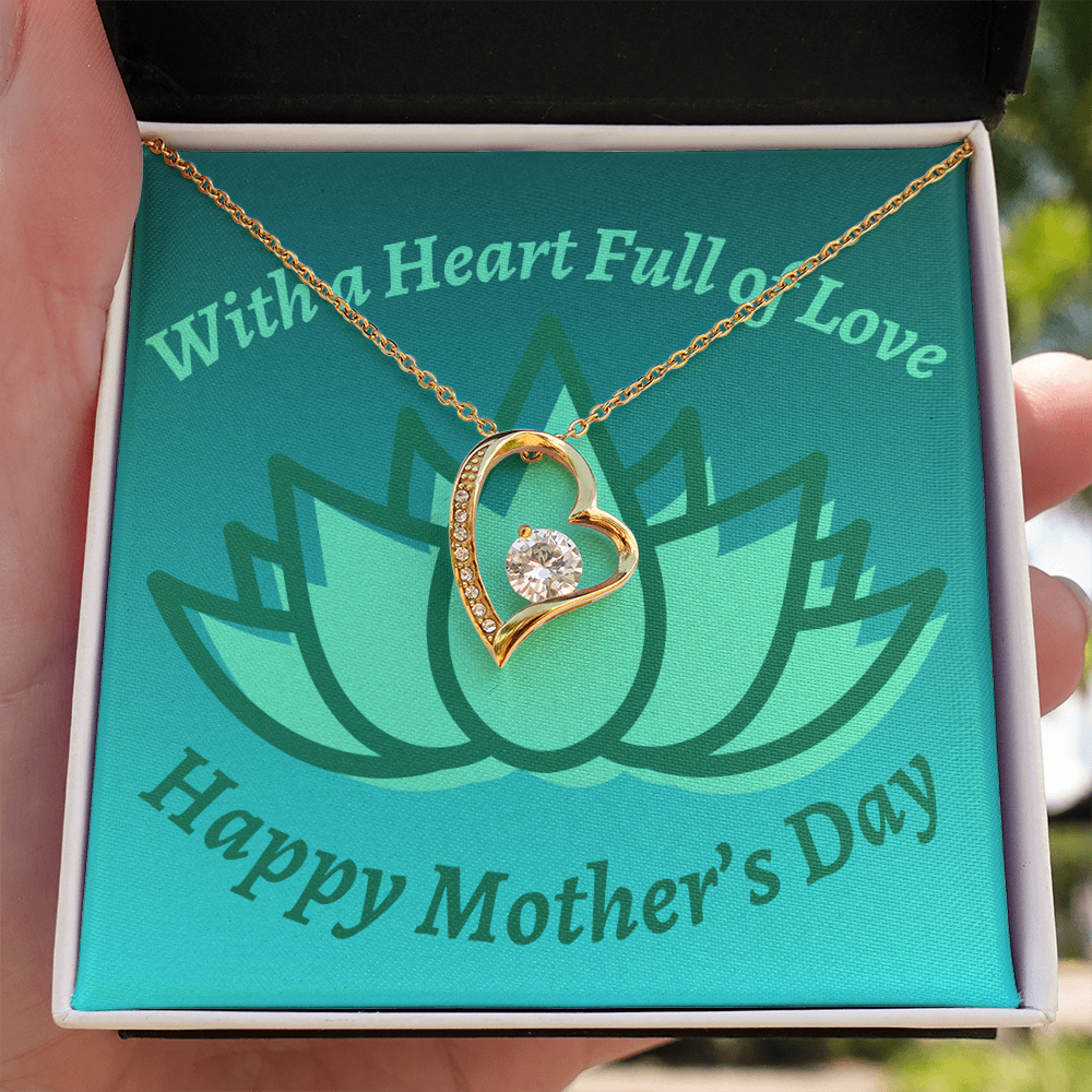 Lotus Flower Mother's Day Gift-Forever Love Necklace