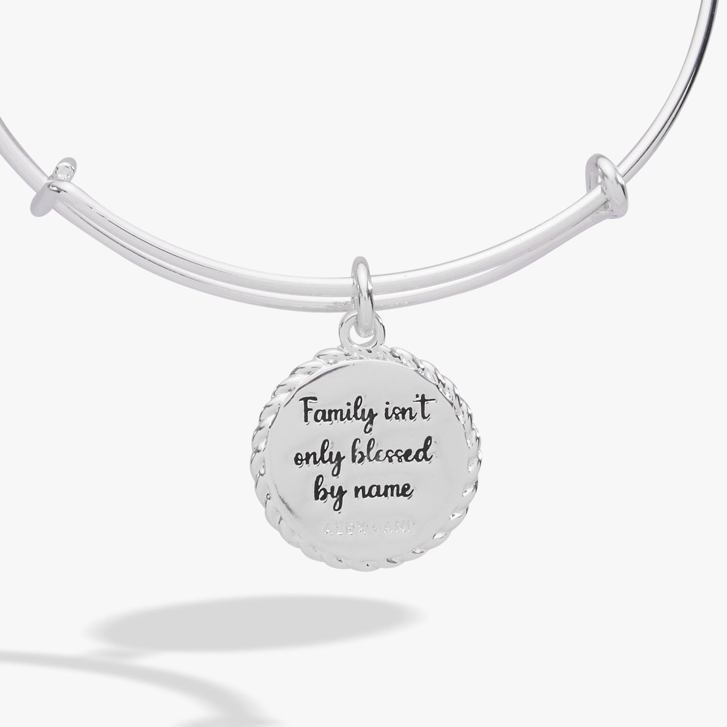 Bonus Mom 'Family Isn't Only Blessed By Name' Charm Bangle