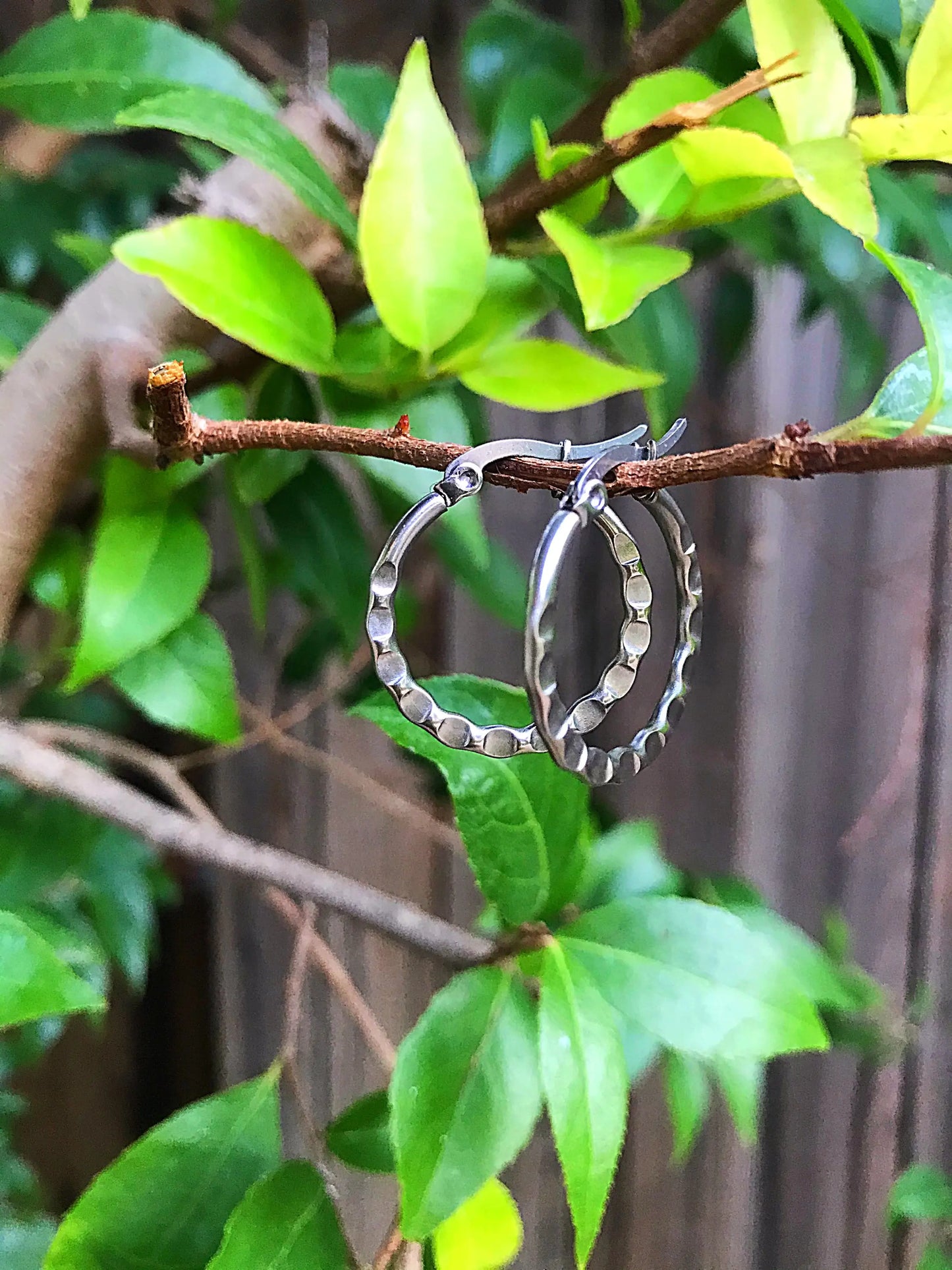 Hammered Hoops